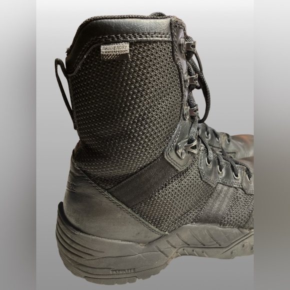 Danner Mens‎ Scorch 8" Leather Textile Side-Zip Tactical Boots Black Size 10 D - Picture 2 of 10